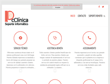 Tablet Screenshot of pcclinica.com